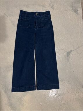 Maeve The Colette denim cropped pants / jeans